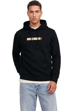 BĂRBAŢI - Hanorac JACK &JONES Munk Sweat Hood - 12298432-Black