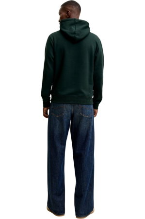 Hanorac JACK &JONES Munk Sweat Hood - 12298432-Scarab [1]