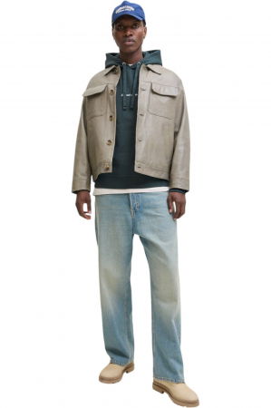 Hanorac JACK &JONES Norrebro EMB Hood - 12282861-Forest River [5]