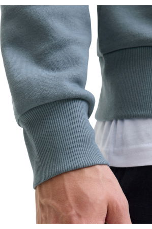 Hanorac JACK &JONES Pan Sweat Hood - 12278618-Stormy Weather [3]