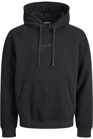 REDUCERI - Hanorac JACK &JONES Point Badge Hood Bf - 12285665-Black JJ