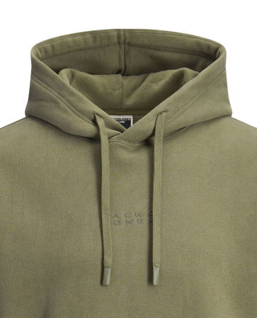 Hanorac JACK &JONES Point Badge Hood Bf - 12285665-Grape Leaf JJ [1]