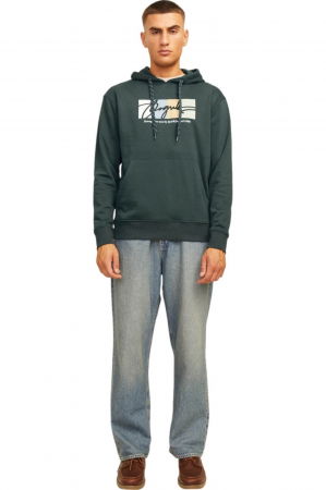 Hanorac JACK &JONES Portland Block - 12262421-Forest River [2]