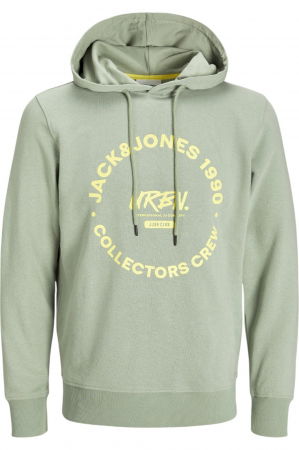 REDUCERI - Hanorac JACK &JONES Simon Hood - 12269353-Iceberg Green