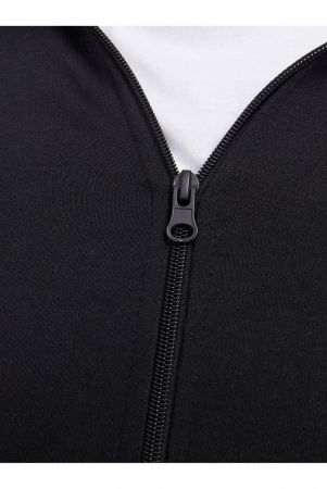 Hanorac JACK &JONES Simon Hood FZ PLS - 12274349-Black [3]