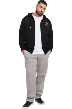 Hanorac JACK &JONES Simon Hood FZ PLS - 12274349-Black [4]