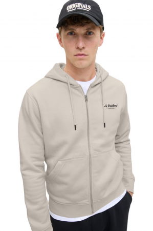 Hanorac JACK &JONES Soho Hood Zip - 12278794-Moonbeam [2]