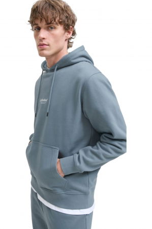 Hanorac JACK &JONES Soho Sweat Hood - 12278789-Stormy Weather [4]
