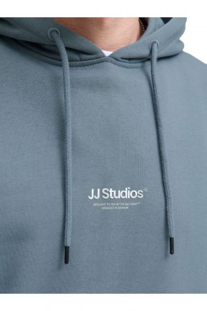 Hanorac JACK &JONES Soho Sweat Hood - 12278789-Stormy Weather [2]