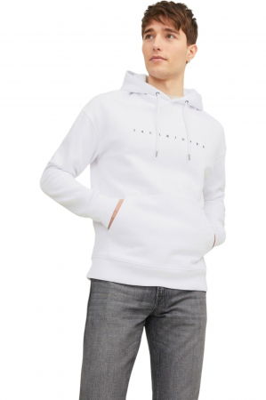REDUCERI - Hanorac JACK &JONES Star JJ Hood - 12233972-White