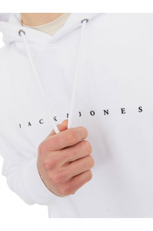 Hanorac JACK &JONES Star JJ Hood - 12233972-White [4]