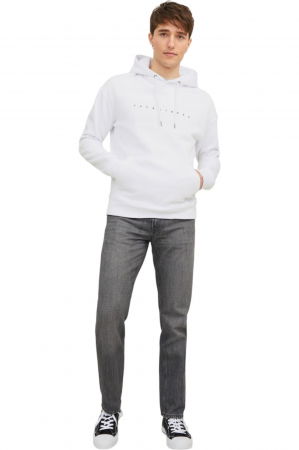 Hanorac JACK &JONES Star JJ Hood - 12233972-White [5]