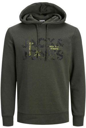 Hanorac JACK &JONES Tech Logo - 12216242-Forest Night [0]