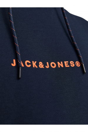 Hanorac JACK &JONES Tree Hood - 12257192-Navy Blazer [4]