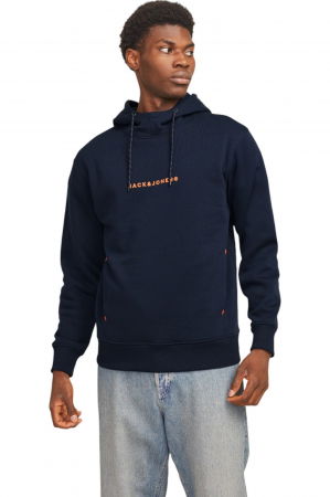 Hanorac JACK &JONES Tree Hood - 12257192-Navy Blazer [2]