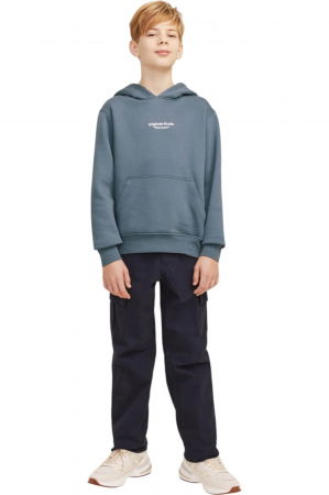 Hanorac JACK &JONES Vesterbro PO Hood JNR - 12242469-Stormy Weather [4]
