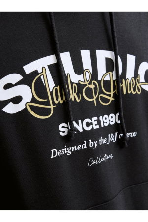 Hanorac JACK &JONES Yuki Sweat Hood BF - 12278611-Black [3]