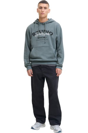 Hanorac JACK &JONES Yuki Sweat Hood BF - 12278611-Stormy Weather [5]