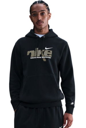 NOUTĂŢI - Hanorac NIKE Club BB PO Swoosh Sport - IM8321-010