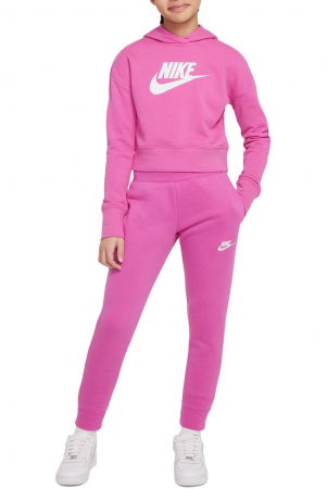 Hanorac NIKE Club French Terry Crop - DC7210-623 [3]