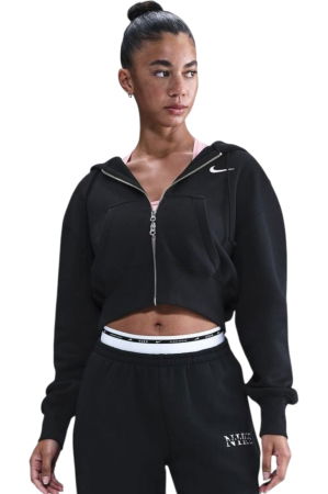 FEMEI - Hanorac NIKE Phoenix FLC Crop FZ HDY - HV2426-010