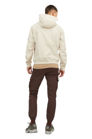 Jacheta JACK &JONES Basic Softshell Hood - 12236300-Moonbeam [1]