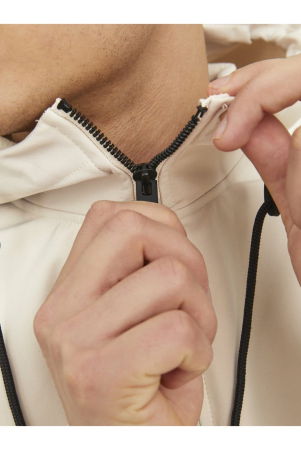 Jacheta JACK &JONES Basic Softshell Hood - 12236300-Moonbeam [3]