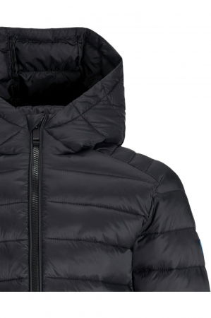 Jacheta JACK &JONES Bradley Light Puffer Hood JNR - 12280991-Black [2]
