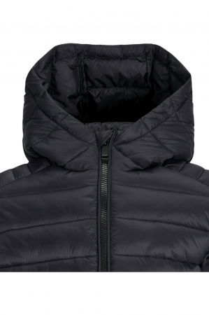 Jacheta JACK &JONES Bradley Light Puffer Hood JNR - 12280991-Black [1]