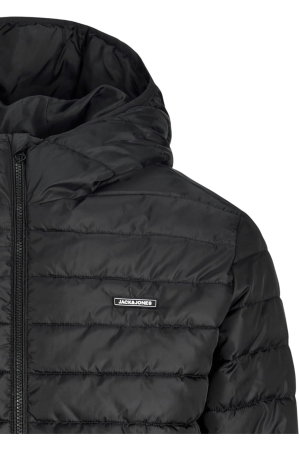 Jacheta JACK &JONES Elvis Light Puffer Hood - 12299198-Black [1]