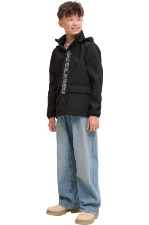 Jacheta JACK &JONES Matt Softshell Hood Sn JNR - 12284629-Black [5]