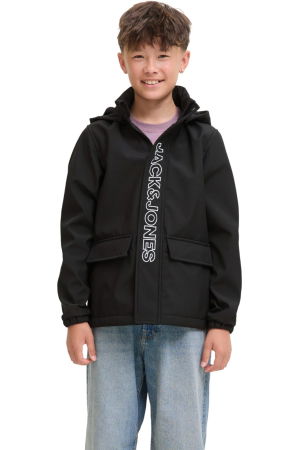 NOUTĂŢI - Jacheta JACK &JONES Matt Softshell Hood Sn JNR - 12284629-Black
