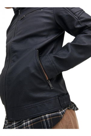 Jacheta JACK &JONES Rocky - 12147218-Black PU [2]