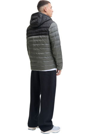 Jacheta JACK &JONES West Light Puffer Hood - 12283196-Castlerock [1]