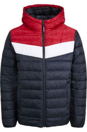 Jacheta JACK &JONES West Light Puffer Hood - 12283196-Sky Captain [0]