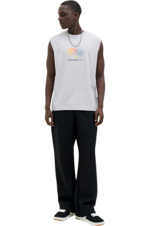 Maiou JACK &JONES Alma Sleeveless Crew - 12276950-Gray Dawn [4]