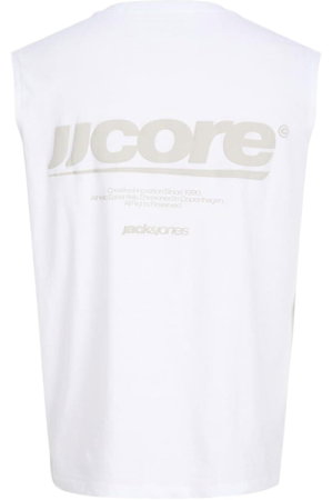 Maiou JACK &JONES Club Print Sl - 12295023-Bright White [1]