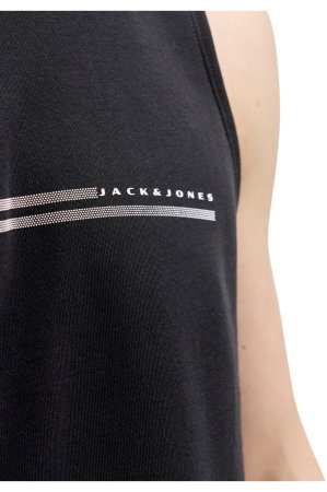 Maiou JACK &JONES Fusion Chest Brand - 12295005-Black [3]