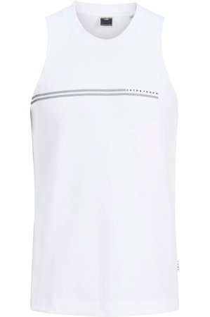 Maiou JACK &JONES Fusion Chest Brand - 12295005-Bright White [2]