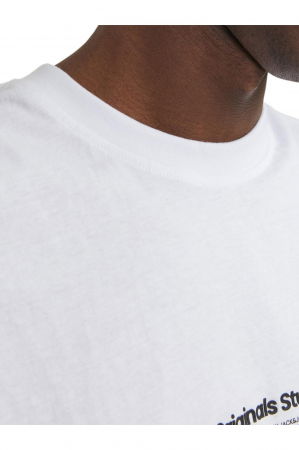 Maiou JACK &JONES Vesterbro SN - 12250430-Bright White [2]