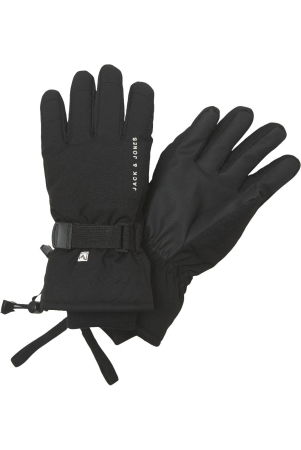 Manusi JACK &JONES Valley Gloves Ski Aw25 - 12284378-Black Beauty 5F [1]