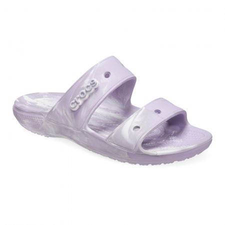 REDUCERI - Papuci Crocs Classic Marbled Sandal - 207701-5PT