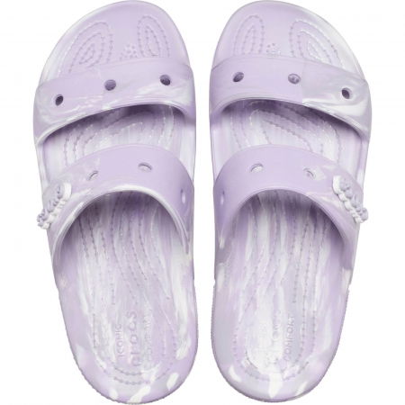 Papuci Crocs Classic Marbled Sandal - 207701-5PT [3]
