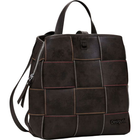 RUCSACURI DAMA FASHION - Rucsac Desigual Reprise Yoko Choco Sumy Mini 6L - 24WAKP38-6009