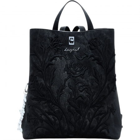 Rucsac Desigual Romeo Floral Total Black Sumy 11L - 25WAKP06-2000 [2]