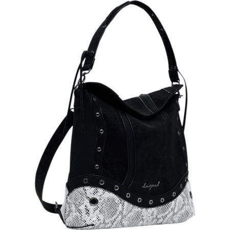 RUCSACURI DAMA FASHION - Rucsac Desigual Snake Patch Jersey 2.0 Mini 10L - 25WAKP11-2000