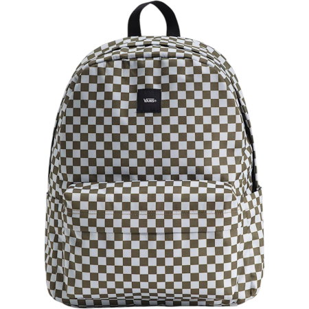 ACCESORII - Rucsac Vans Old Skool Check Olive 22L - VN000H4XOVB1