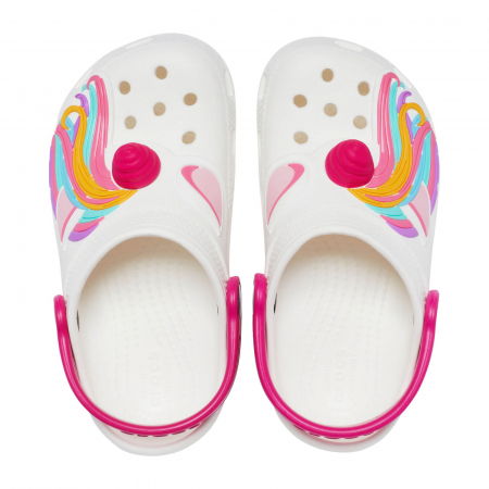 Saboți Crocs Classic I AM Unicorn Clog K - 207073-100 [2]