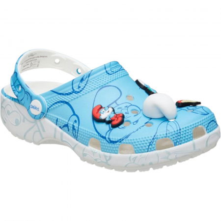 ȘLAPI ȘI PAPUCI SPORT - Saboti Crocs Classic Smurfs - 210820-90H