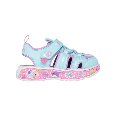 ÎNCĂLȚĂMINTE - Sandale Skechers Play Scene Splash - Cute Crew - 303162N-TQLV